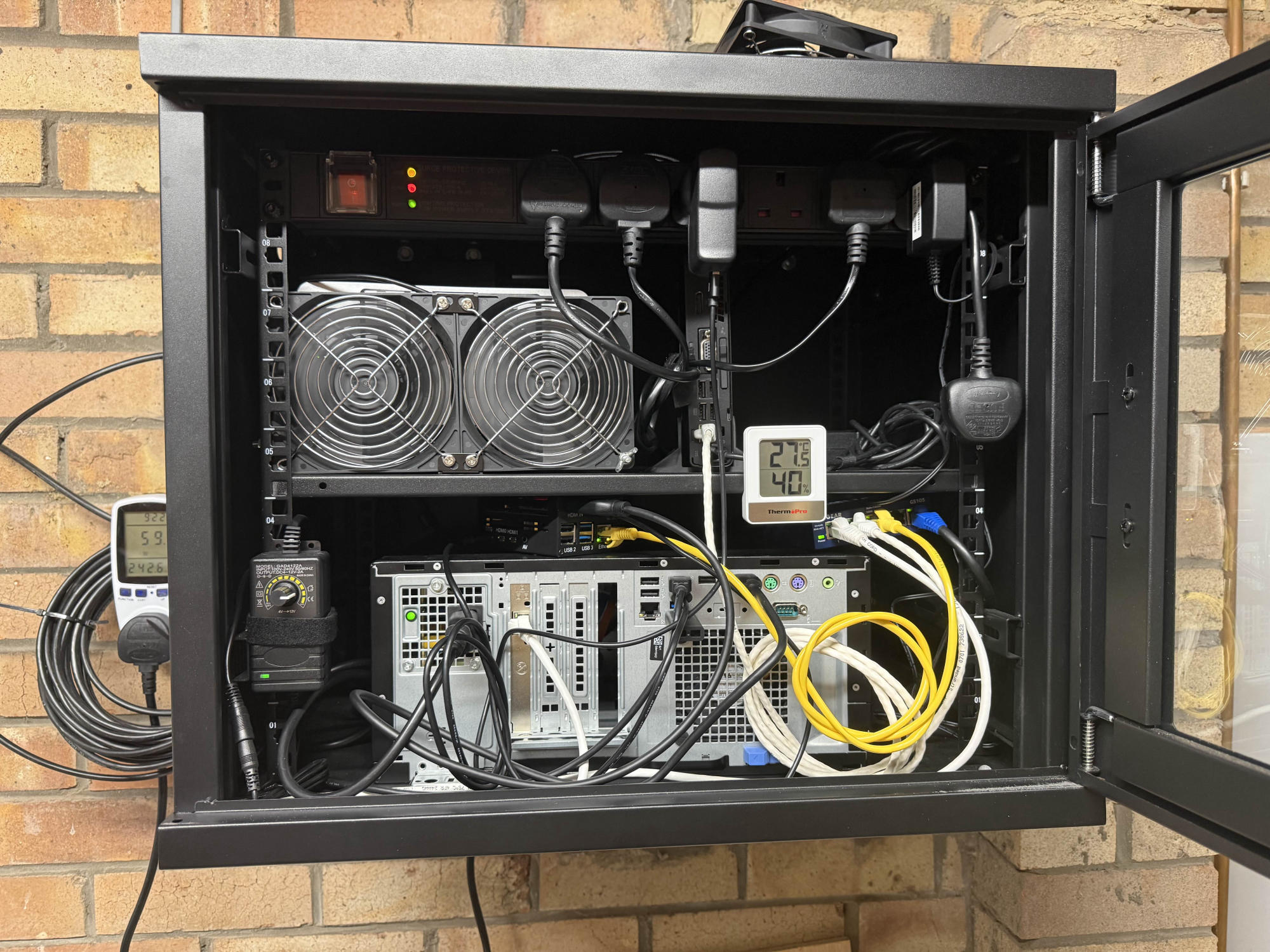 Garage server rack